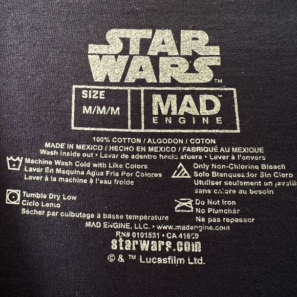 Grogu "Power Nap" Mandalorian Blue T-Shirt (MED) Star Wars Baby Yoda NWT - Picture 3 of 3